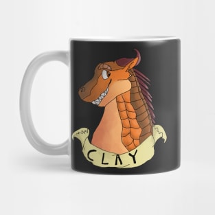 Wings of Fire Dragon Sticker Clay Mug